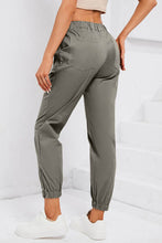 Load image into Gallery viewer, Drawstring Side Zip Joggers