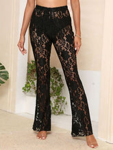 Load image into Gallery viewer, Lace High Waist Swim Pants