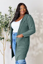 Load image into Gallery viewer, DOORBUSTER DEAL: Bae Full Size Hooded Sweater Cardigan Cardigan