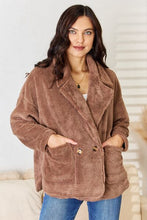 Load image into Gallery viewer, Culture Code Double Breasted Fuzzy Coat