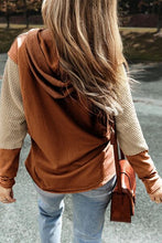 Load image into Gallery viewer, Color Block Dropped Shoulder Hoodie