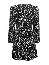 Load image into Gallery viewer, Printed Ruffle Trim Smocked Mini Dress