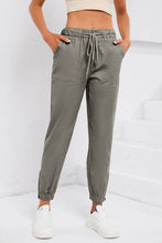 Load image into Gallery viewer, Drawstring Side Zip Joggers