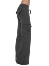 Load image into Gallery viewer, Mid Waist Pants with Pockets