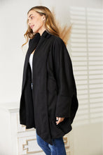 Load image into Gallery viewer, HEYSON Full Size Open Front Cardigan with Scarf Design