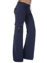 Load image into Gallery viewer, Mid Waist Pants with Pockets