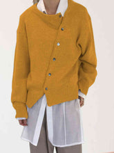 Load image into Gallery viewer, Dropped Shoulder Buttoned Cardigan