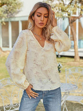 Load image into Gallery viewer, V-Neck Long Sleeve Blouse