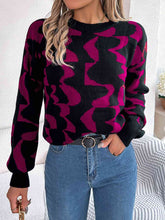 Load image into Gallery viewer, Round Neck Long Sleeve Sweater