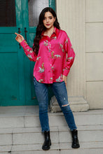 Load image into Gallery viewer, Animal Print Collared Neck Shirt