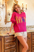 Load image into Gallery viewer, BiBi MOM Contrast Round Neck Sweater