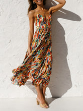Load image into Gallery viewer, Printed Sleeveless Midi Cami dress