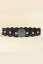 Load image into Gallery viewer, Round Shape PU Leather Belt