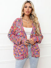 Load image into Gallery viewer, Button Up Dropped Shoulder Cardigan