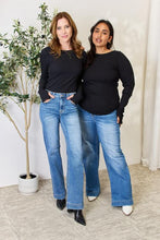 Load image into Gallery viewer, Culture Code Full Size Ribbed Round Neck Long Sleeve Top