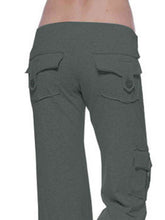 Load image into Gallery viewer, Mid Waist Pants with Pockets