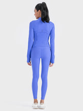 Load image into Gallery viewer, Zip-Up Long Sleeve Sports Jacket