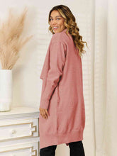 Load image into Gallery viewer, Long Sleeve Open Front Longline Cardigan