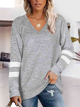 Load image into Gallery viewer, V-Neck Raglan Sleeve T-Shirt