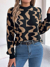Load image into Gallery viewer, Round Neck Long Sleeve Sweater