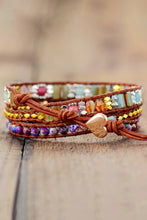 Load image into Gallery viewer, Handmade Crystal Beaded Natural Stone Bracelet