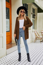 Load image into Gallery viewer, Long Sleeve Pocketed Cardigan