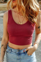 Load image into Gallery viewer, Scoop Neck Wide Strap Tank
