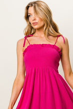 Load image into Gallery viewer, BiBi Texture Smocked Sleeveless Jumpsuit