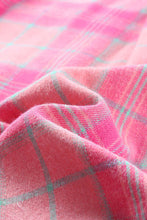 Load image into Gallery viewer, Plaid Button Up Dropped Shoulder Shirt