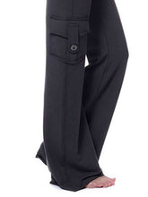Load image into Gallery viewer, Mid Waist Pants with Pockets
