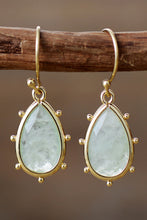 Load image into Gallery viewer, Natural Stone Teardrop Earrings