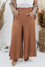 Load image into Gallery viewer, Plus Size Wide Leg Pants with Pockets