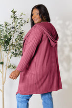 Load image into Gallery viewer, DOORBUSTER DEAL: Bae Full Size Hooded Sweater Cardigan Cardigan