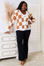 Load image into Gallery viewer, Double Take Button-Up V-Neck Dropped Shoulder Cardigan