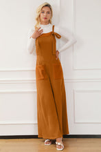 Load image into Gallery viewer, Pocketed Square Neck Wide Strap Jumpsuit