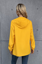 Load image into Gallery viewer, Zip Up Long Sleeve Hooded Watertight Jacket