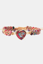 Load image into Gallery viewer, Handmade Heart Shape Natural Stone Bracelet