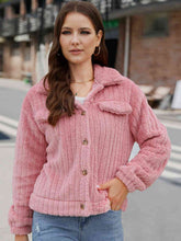 Load image into Gallery viewer, Collared Neck Button Up Jacket