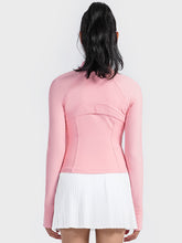 Load image into Gallery viewer, Zip-Up Long Sleeve Sports Jacket