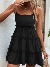 Load image into Gallery viewer, Frill Spaghetti Strap Tiered Dress