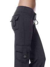 Load image into Gallery viewer, Mid Waist Pants with Pockets