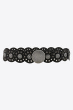 Load image into Gallery viewer, Round Shape PU Leather Belt