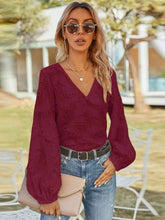 Load image into Gallery viewer, V-Neck Long Sleeve Blouse