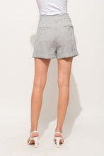 Load image into Gallery viewer, And The Why Pin Striped High Waist Rolled Shorts