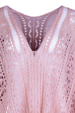 Load image into Gallery viewer, Cutout V-Neck Cover-Up with Tassel