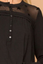 Load image into Gallery viewer, Half Button Long Sleeve Blouse