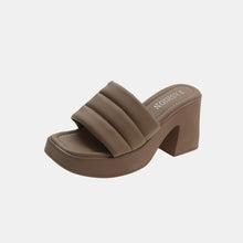 Load image into Gallery viewer, Open Toe Block Heel Sandals