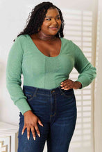 Load image into Gallery viewer, Basic Bae Scoop Neck Long Sleeve Top