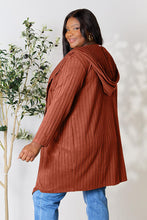 Load image into Gallery viewer, DOORBUSTER DEAL: Bae Full Size Hooded Sweater Cardigan Cardigan