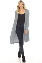 Load image into Gallery viewer, Striped Long Sleeve Cardigan